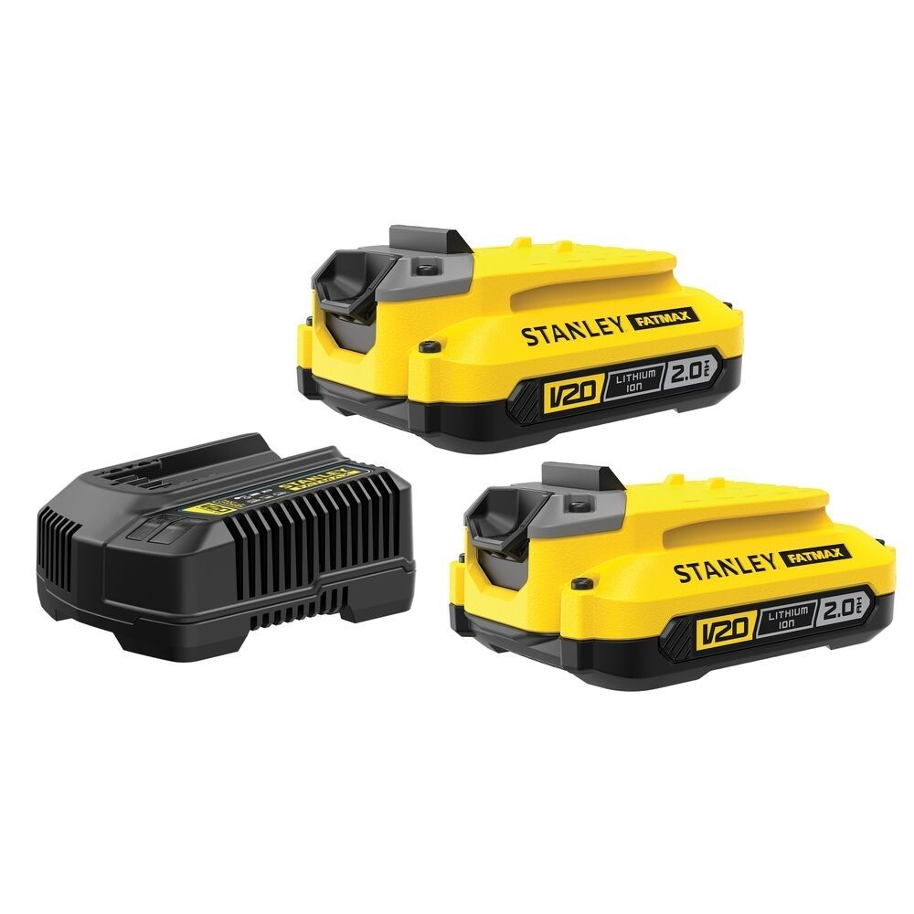 Kit 2 Baterias Carregador e Bolsa 20V 2Ah SCB222CK-BR Stanley
