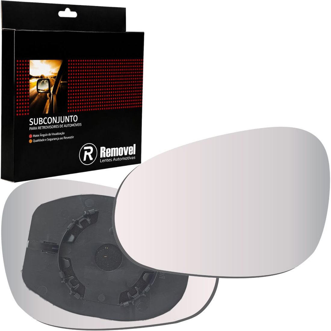 Lente Retrovisor Esquerdo Fiat Palio Grand Siena 2012 A 2021