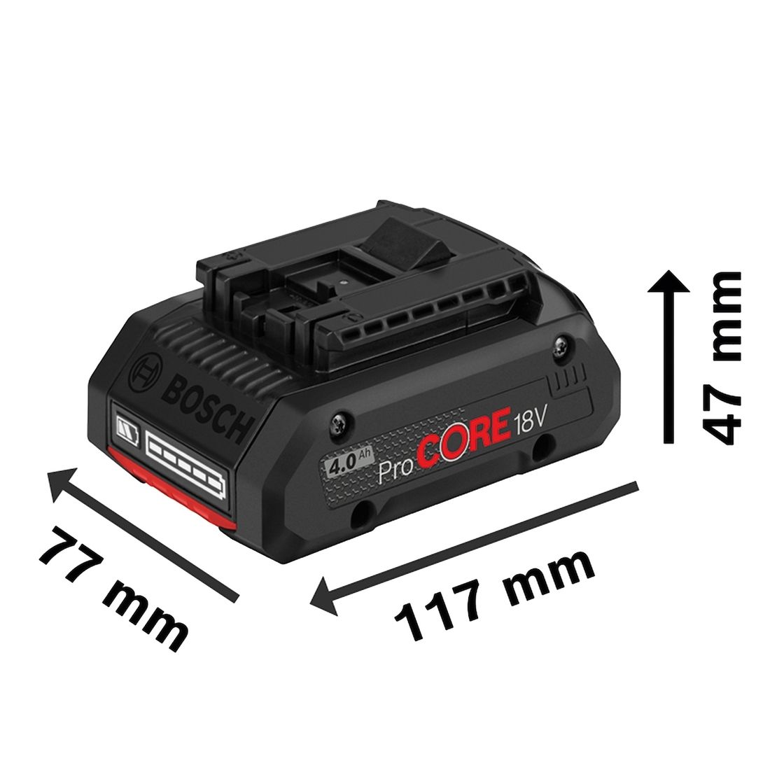 Bateria Íons de Lítio ProCORE 18V 4Ah 1600A016GB-000 Bosch