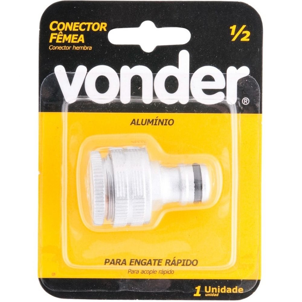 Conector Alumínio Fêmea Mangueira Jardim Vonder 3198112007