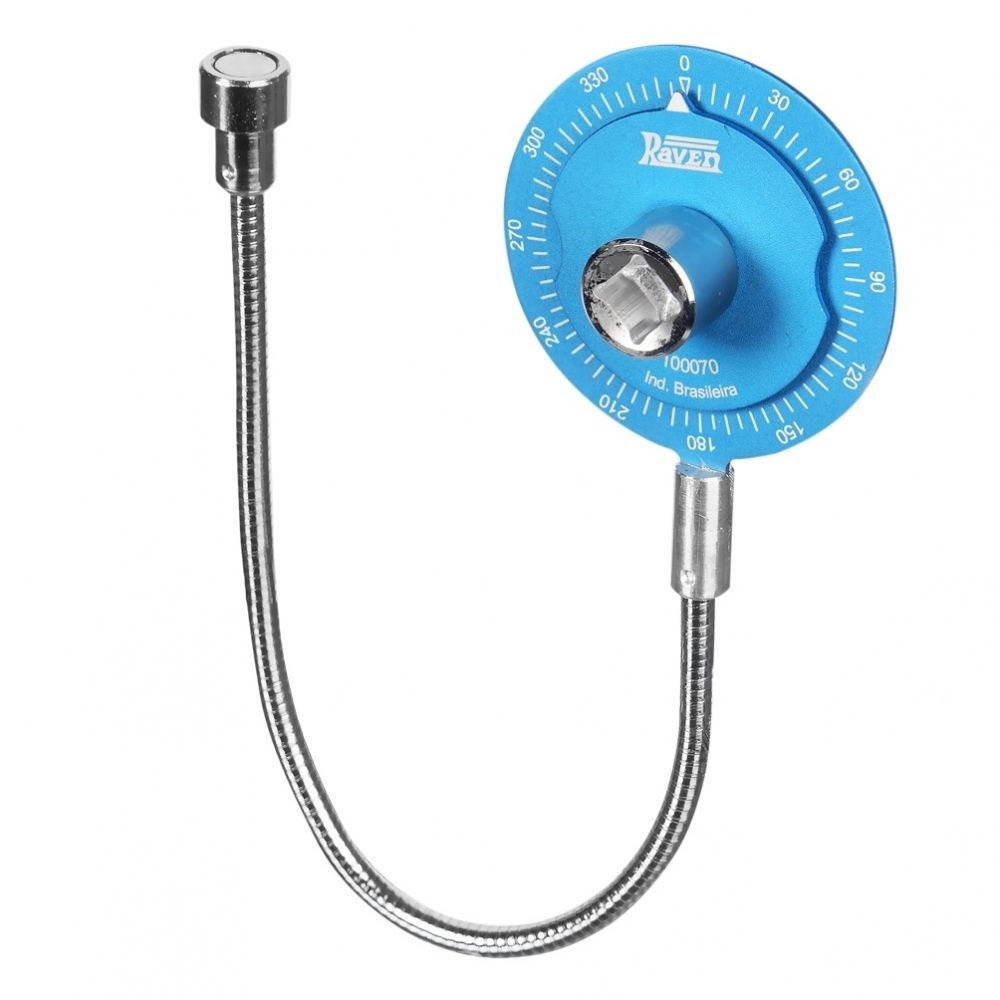 Transferidor Graus Raven 100070 Encaixe 1/2" Braço Flexível Ponta Magnética
