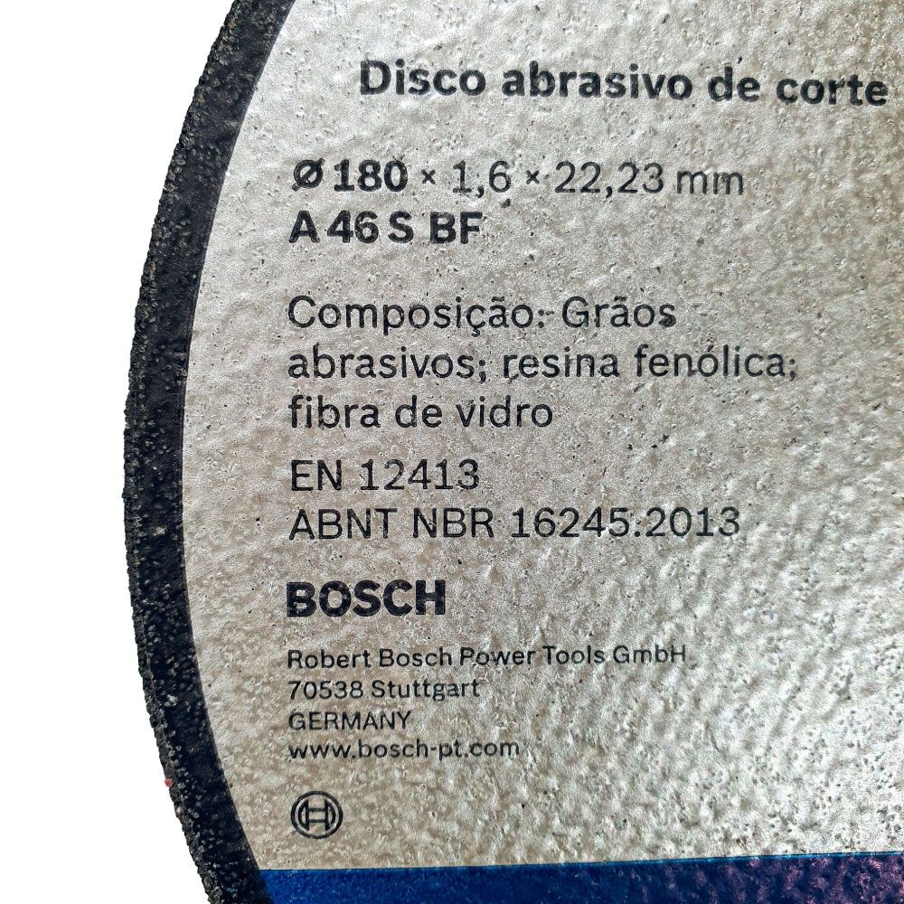 Disco de Corte Bosch Standard para Metal 7" (180mm)
