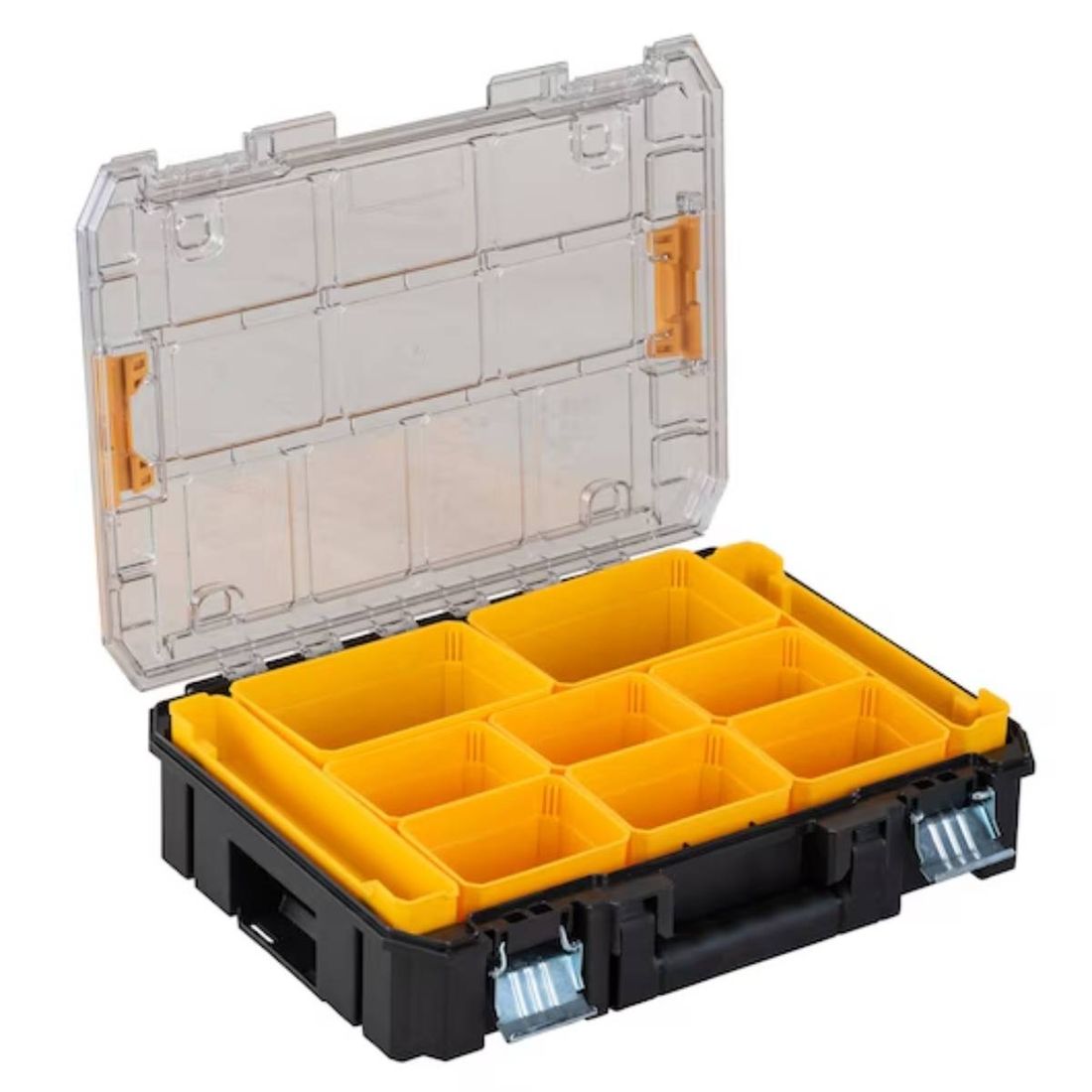 Organizador TSTAK Com Tampa Transparente DWST17805 DeWalt Organizador TSTAK Com Tampa Transparente DWST17805 DeWalt