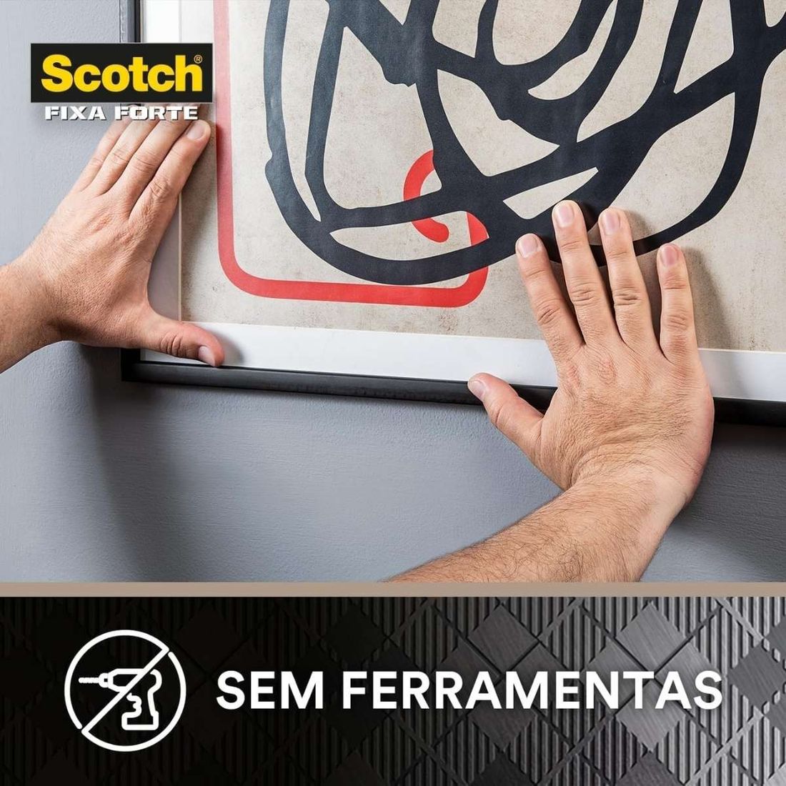 Fita Dupla Face 3M Scotch Fixa Forte Interior 19mm x 1,5m