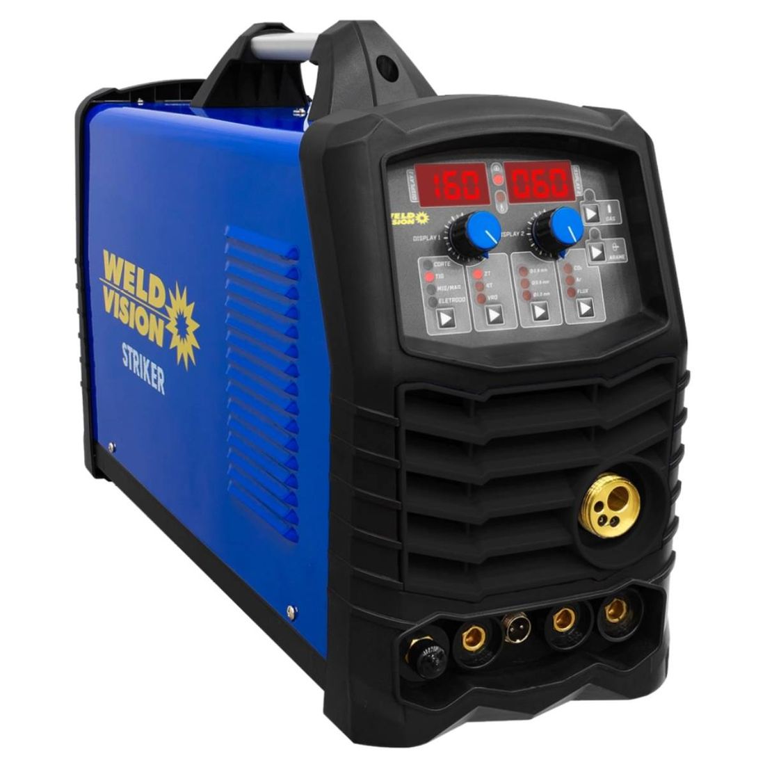 Inversor Solda Striker 4 em 1 MIG MAG MMA TIG e Plasma Inversor Solda Striker 4 em 1 MIG MAG MMA TIG e Plasma