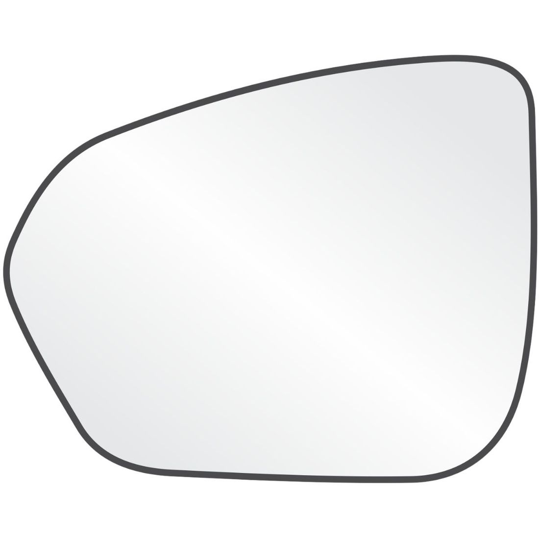 Lente Retrovisor Esquerdo Duster 2020 Em Diante Térmico - C/Sensor Ponto Cego
