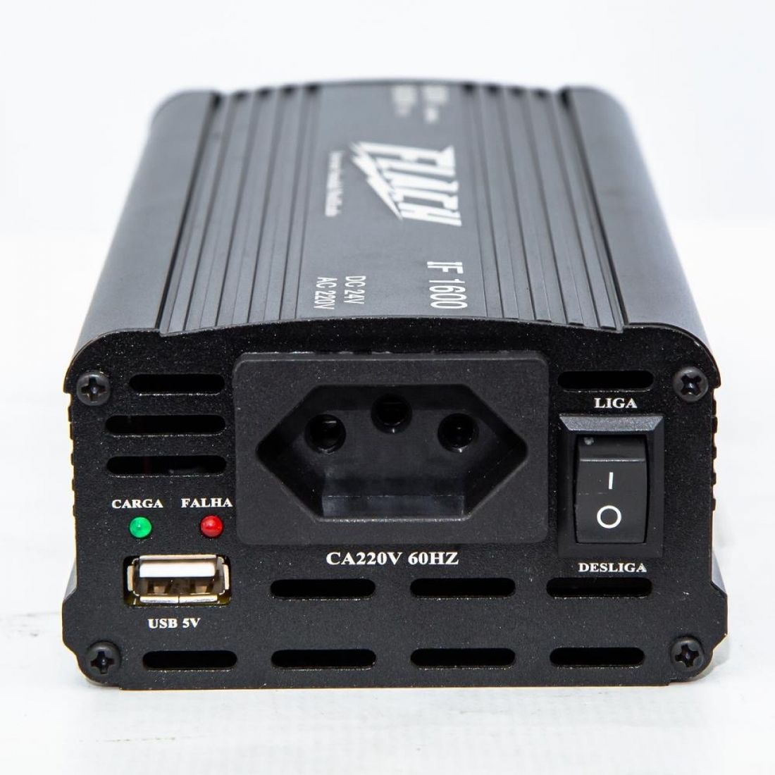 Inversor de Tensão Flach 12/220V 800W Nominal 1600W