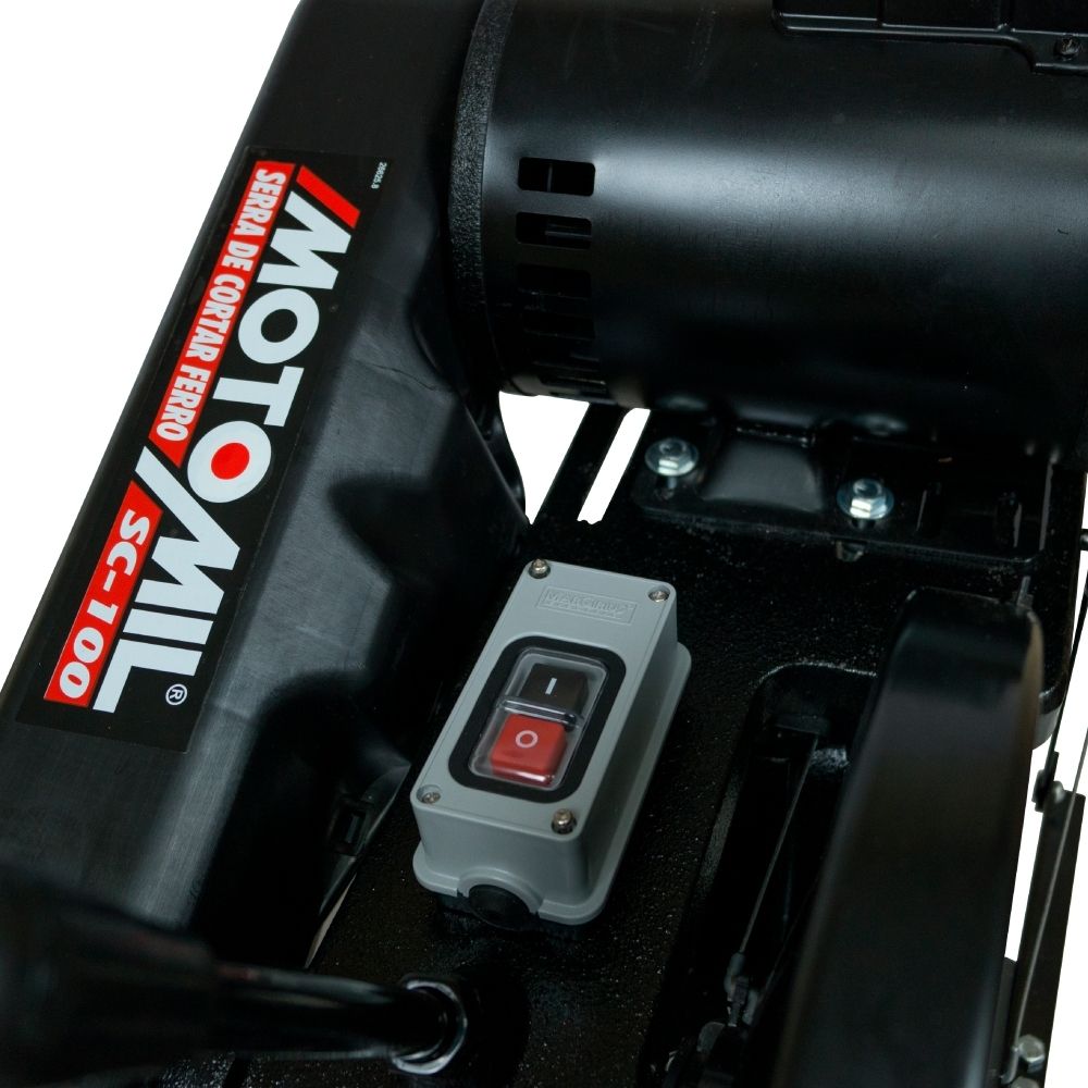 Serra Policorte Cortar Ferro com Motor 2Cv 12" SC-100M Motomil