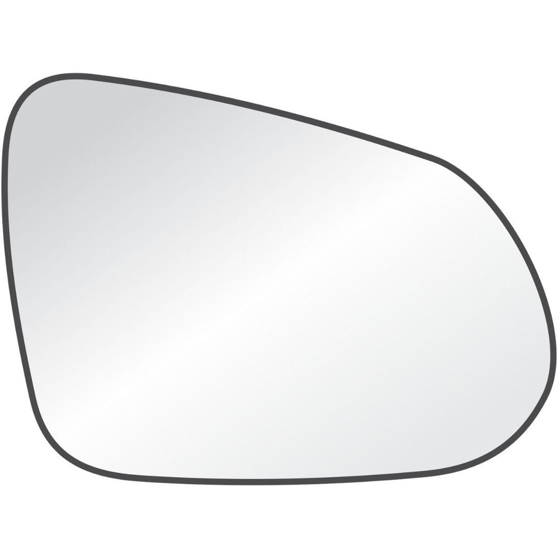 Lente Retrovisor Direito Toyota Hilux 2015 Em Diante Corolla Cross 2021 Em Diante