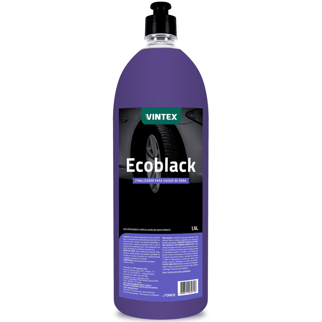 Finalizador para Caixas de Roda Vintex Ecoblack 1,5L