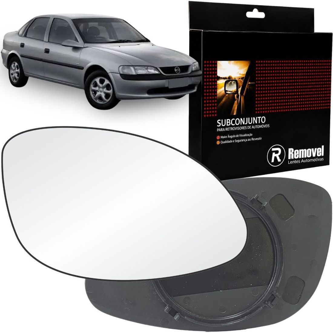 Lente Retrovisor Direito GM Vectra 1997 A 1999