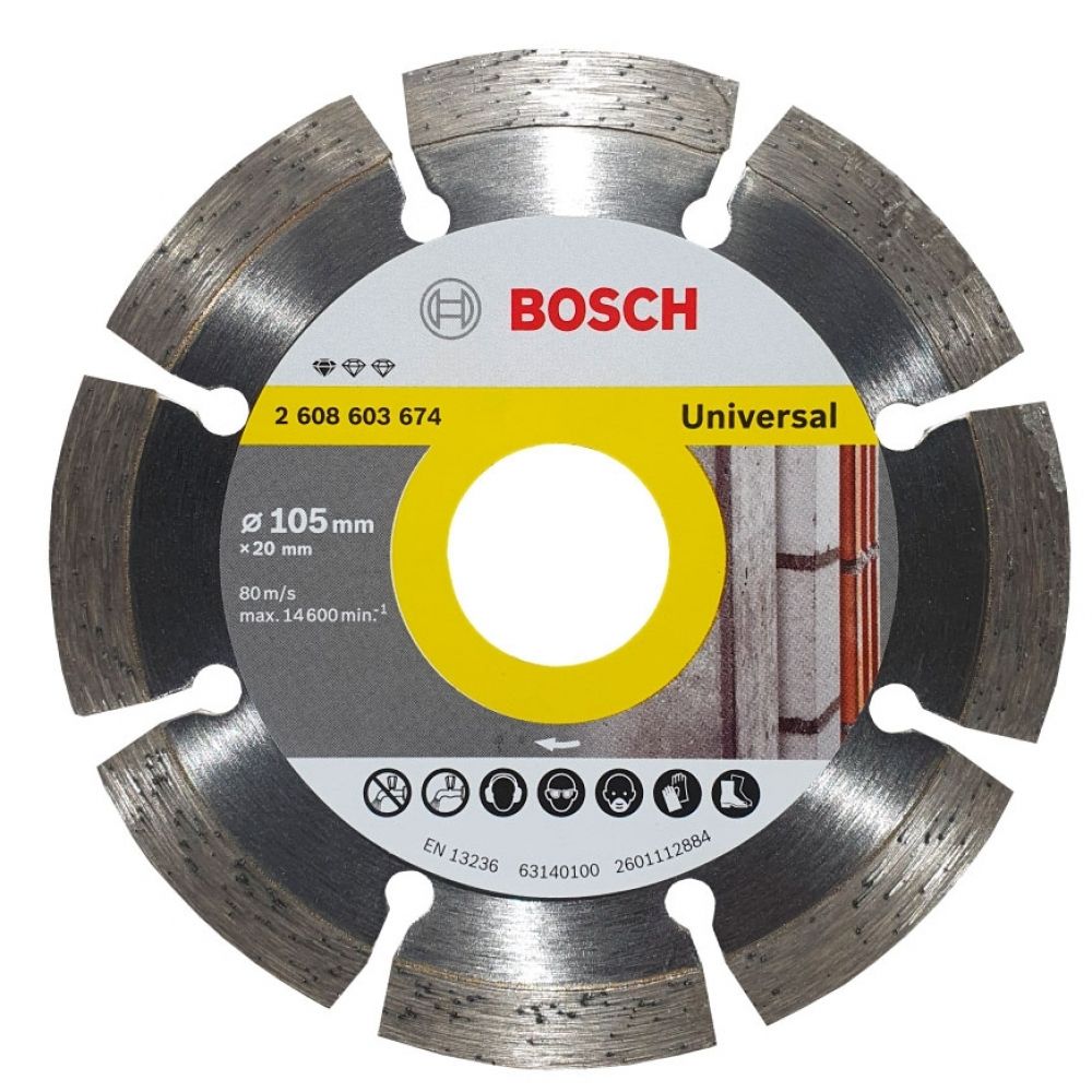 Disco Diamantado Segmentado Bosch Standard 4" (105mm) Disco Diamantado Segmentado Bosch Standard 4" (105mm)