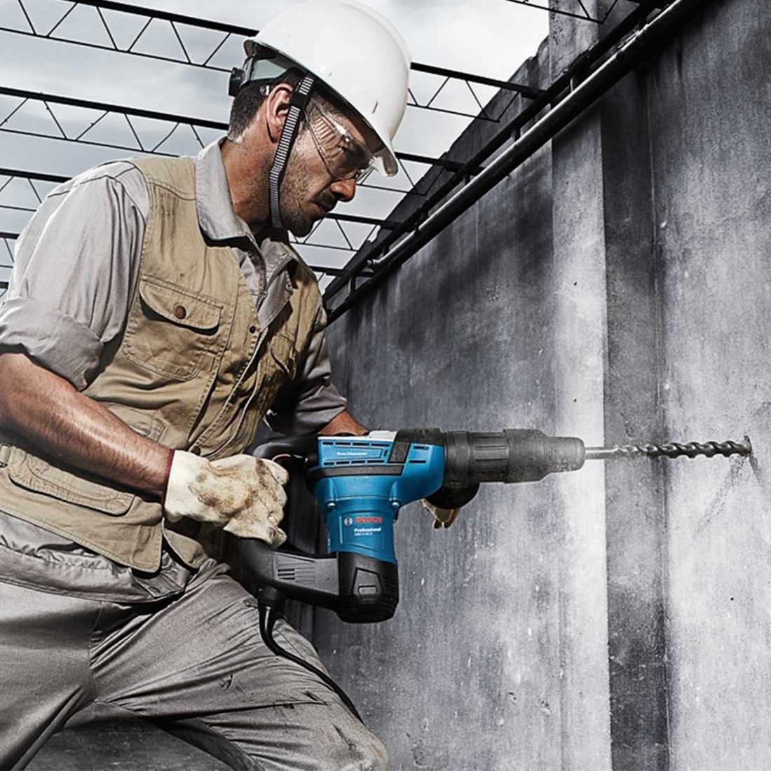 Martelo Perfurador Rompedor Bosch SDS MAX 1100W