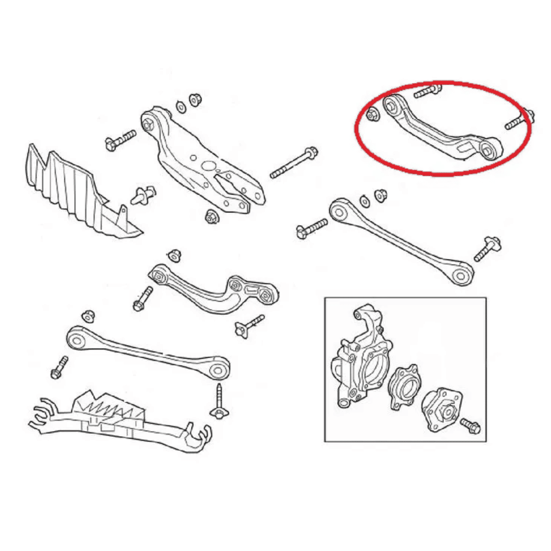Braço Traseiro Esquerdo Audi A4/A5 16/23 BRAU8176 Aplus Braço Traseiro Esquerdo Audi A4/A5 16/23 BRAU8176 Aplus