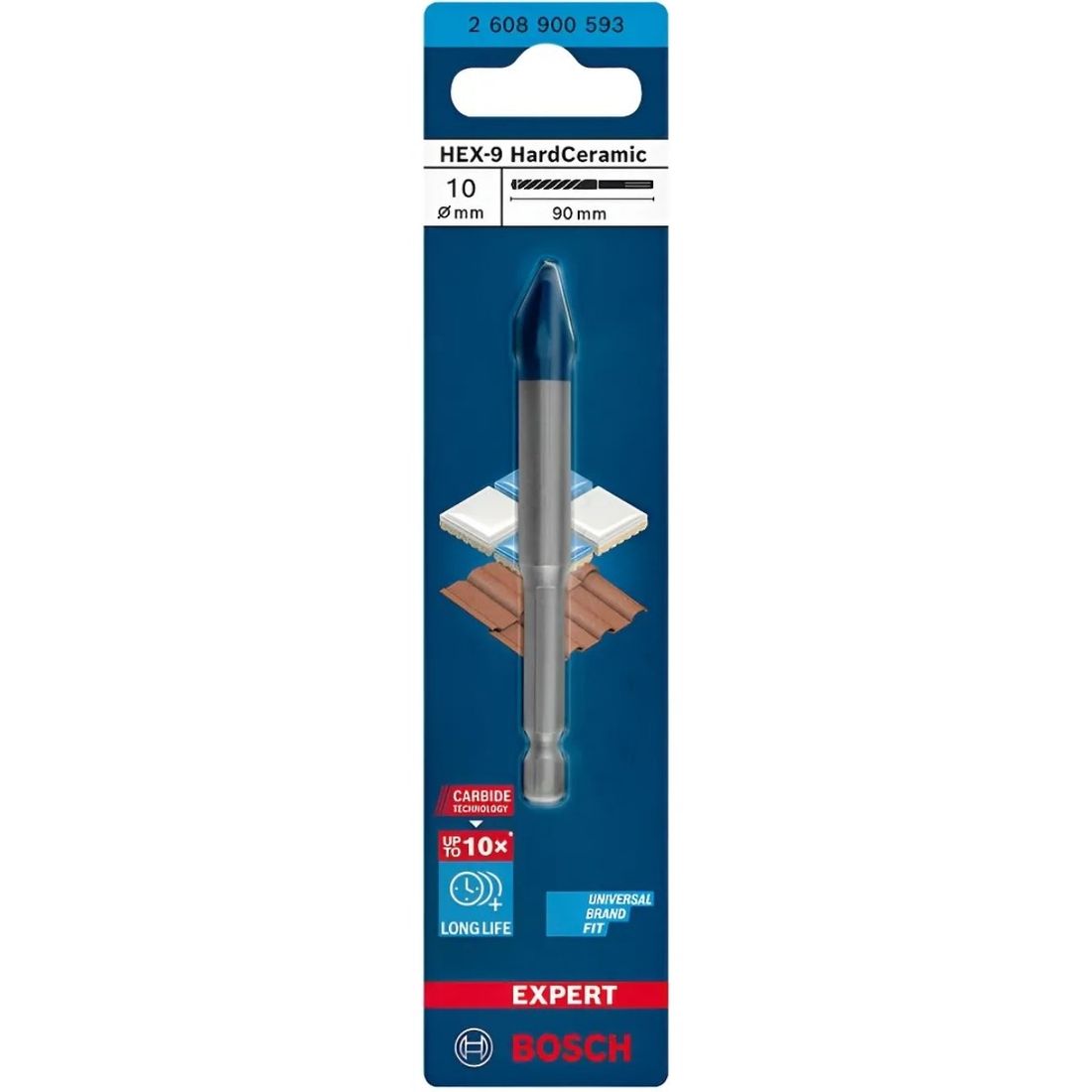 Broca Para Porcelanato HardCeramic 10x90mm Bosch