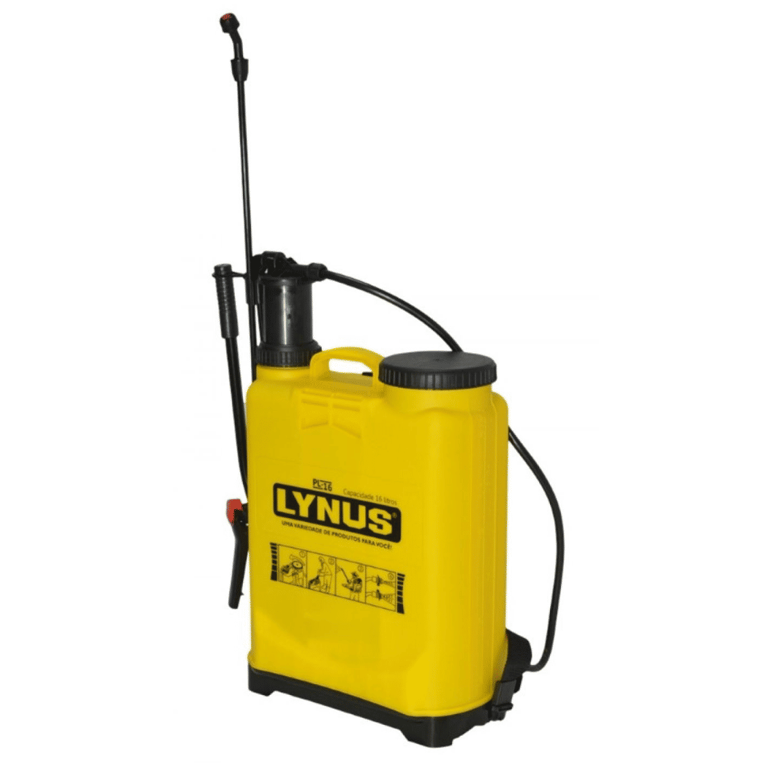 Pulverizador Manual Costal Lynus Tanque 16 Litros