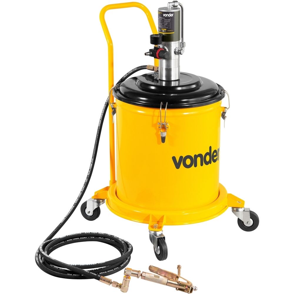 Propulsora Pneumática Graxa Balde 30kg Vonder 5120030000