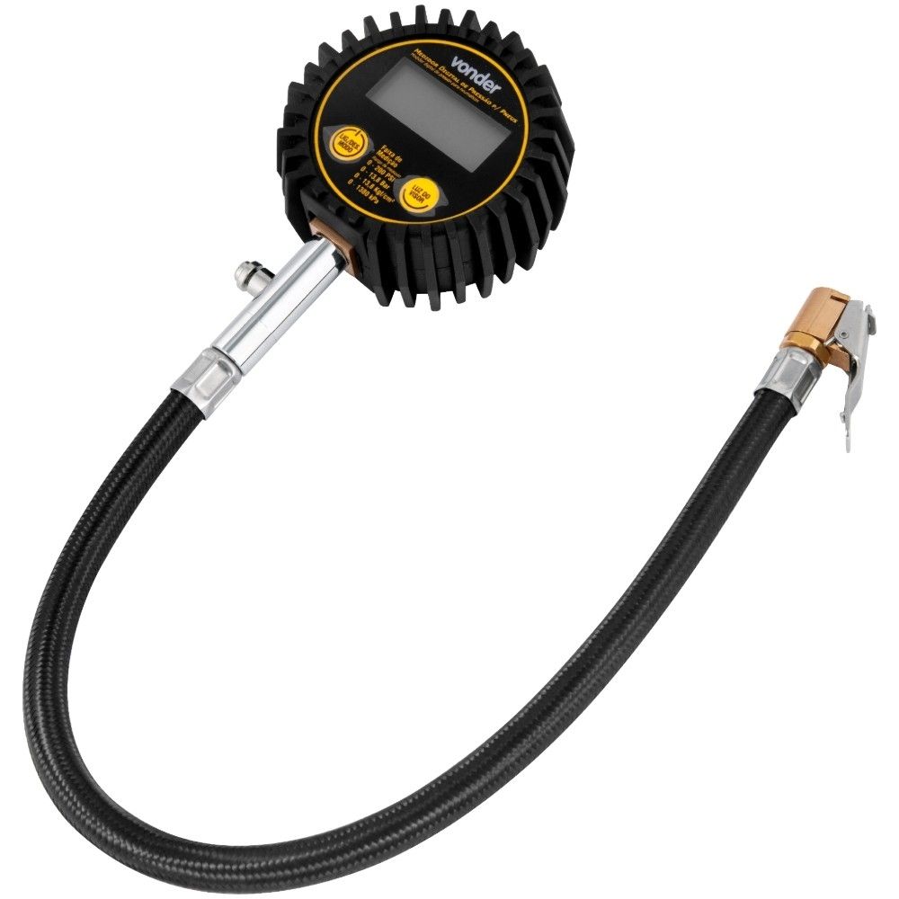Medidor Digital De Pressão Para Rodas Pneus Vonder 0-200PSI