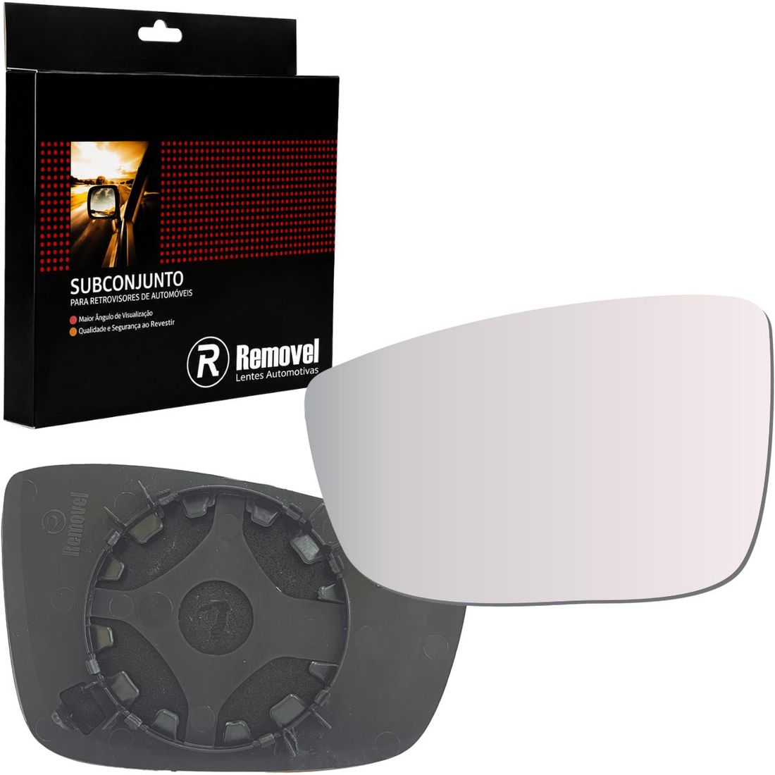 Lente Retrovisor Esquerdo VW Gol G5 2009 A 2012