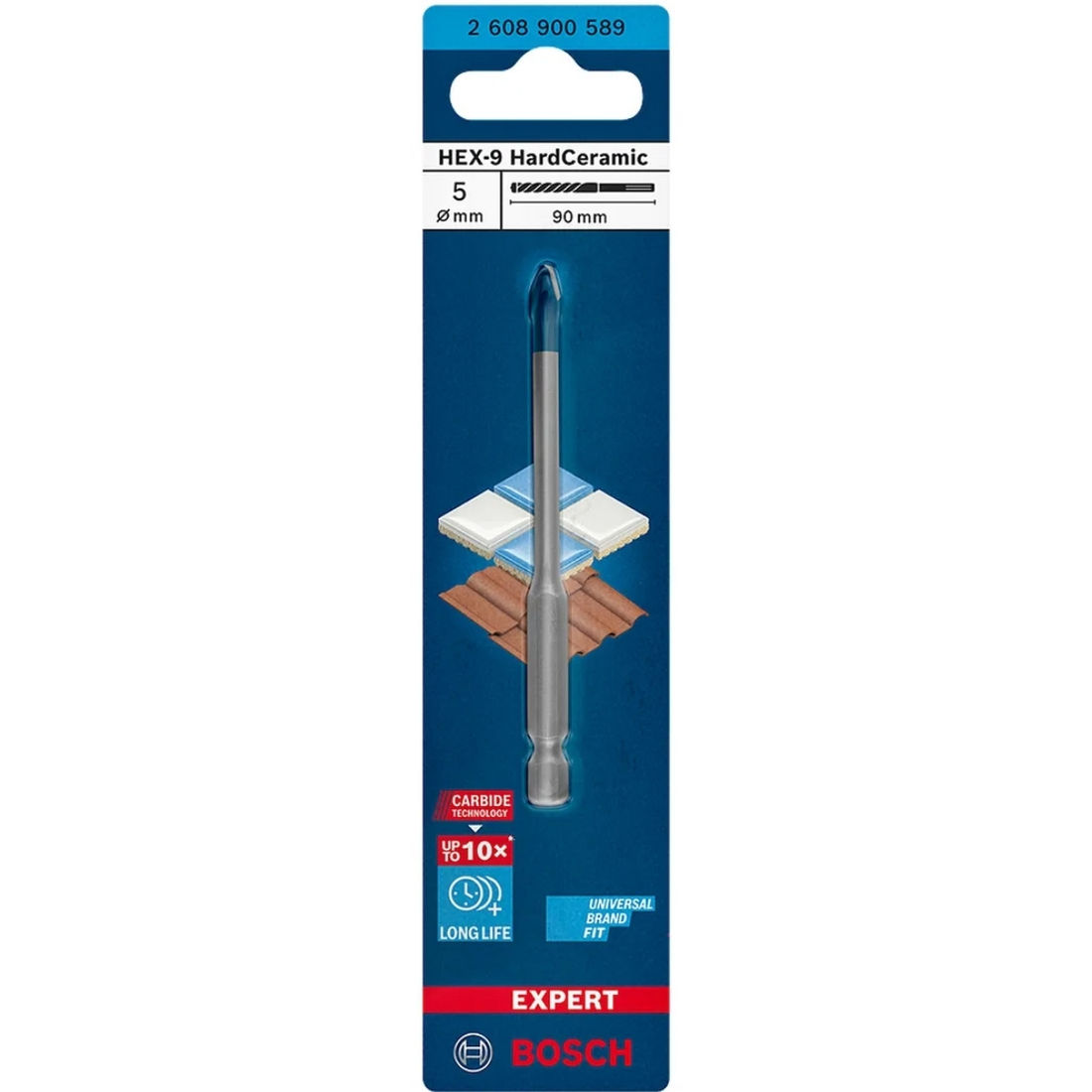 Broca Para Porcelanato HardCeramic 5x90mm Bosch