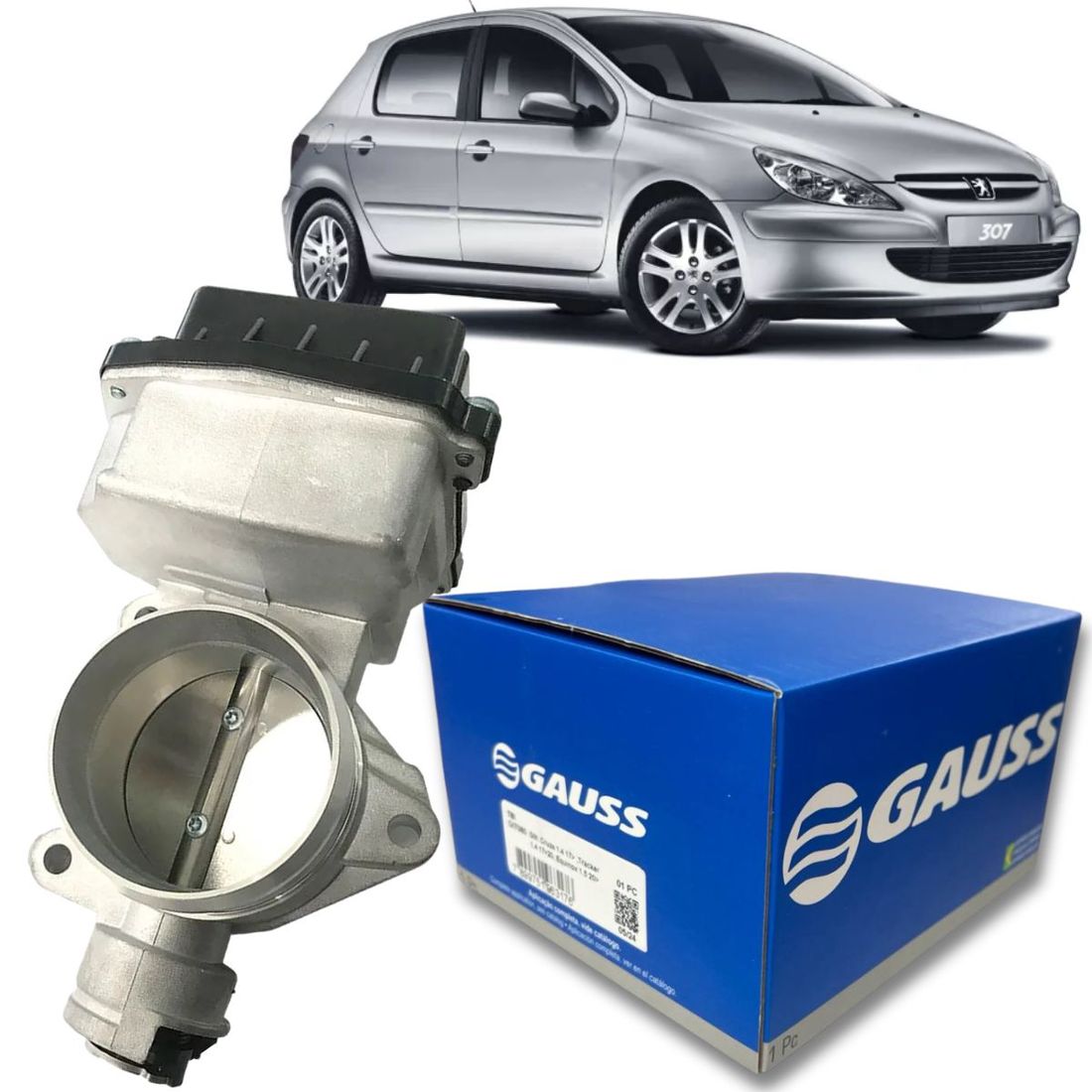 Corpo De Borboleta TBI Peugeot 307 2.0 16V 2002 A 2012