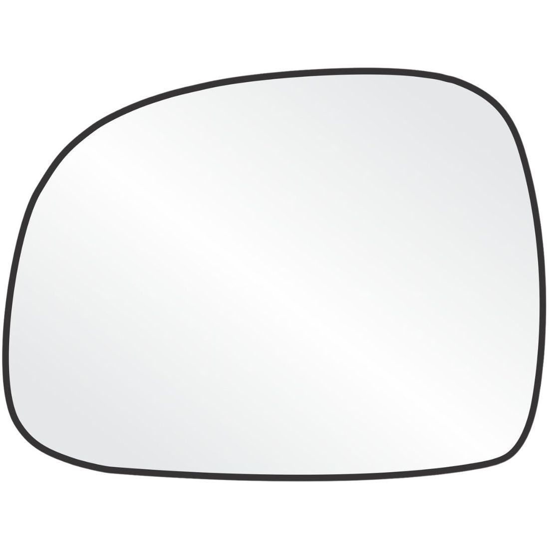 Lente Retrovisor Esquerdo GM S10 Blazer 1996 A 2010 Silverado 1997 A 2001