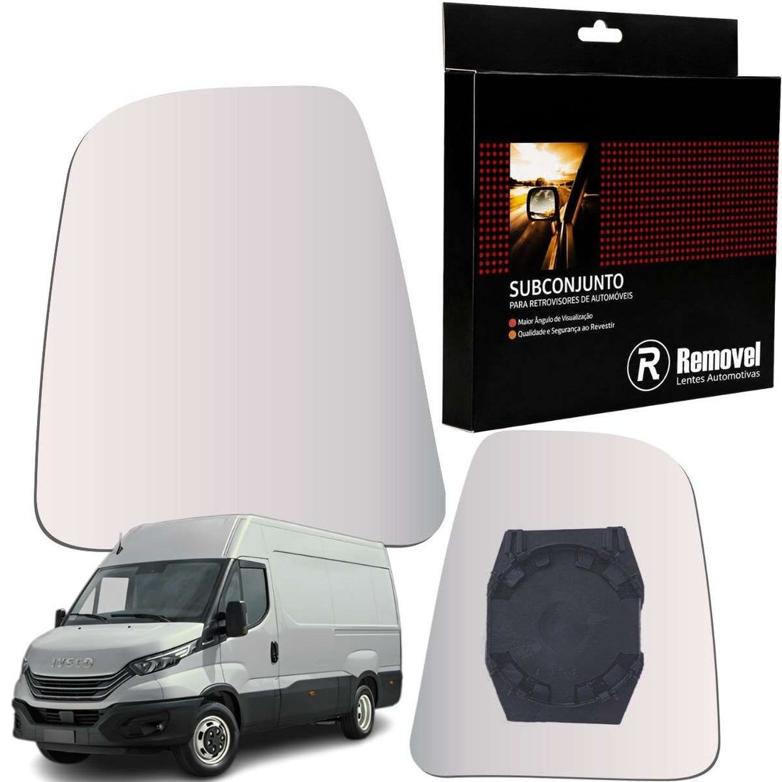 Lente Superior Retrovisor Lado Direito Iveco Daily