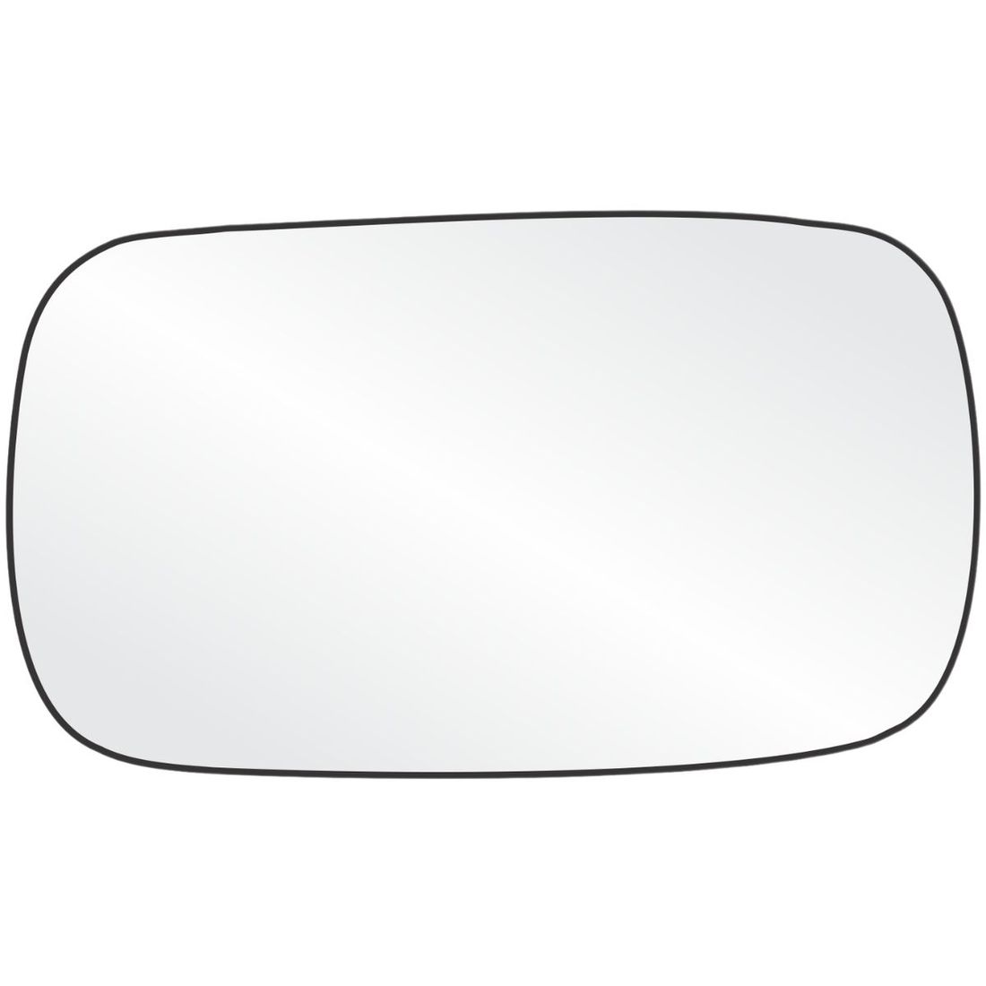 Lente Retrovisor Esquerdo Fiat Palio Strada Siena 1996 A 2000 Uno 95/04