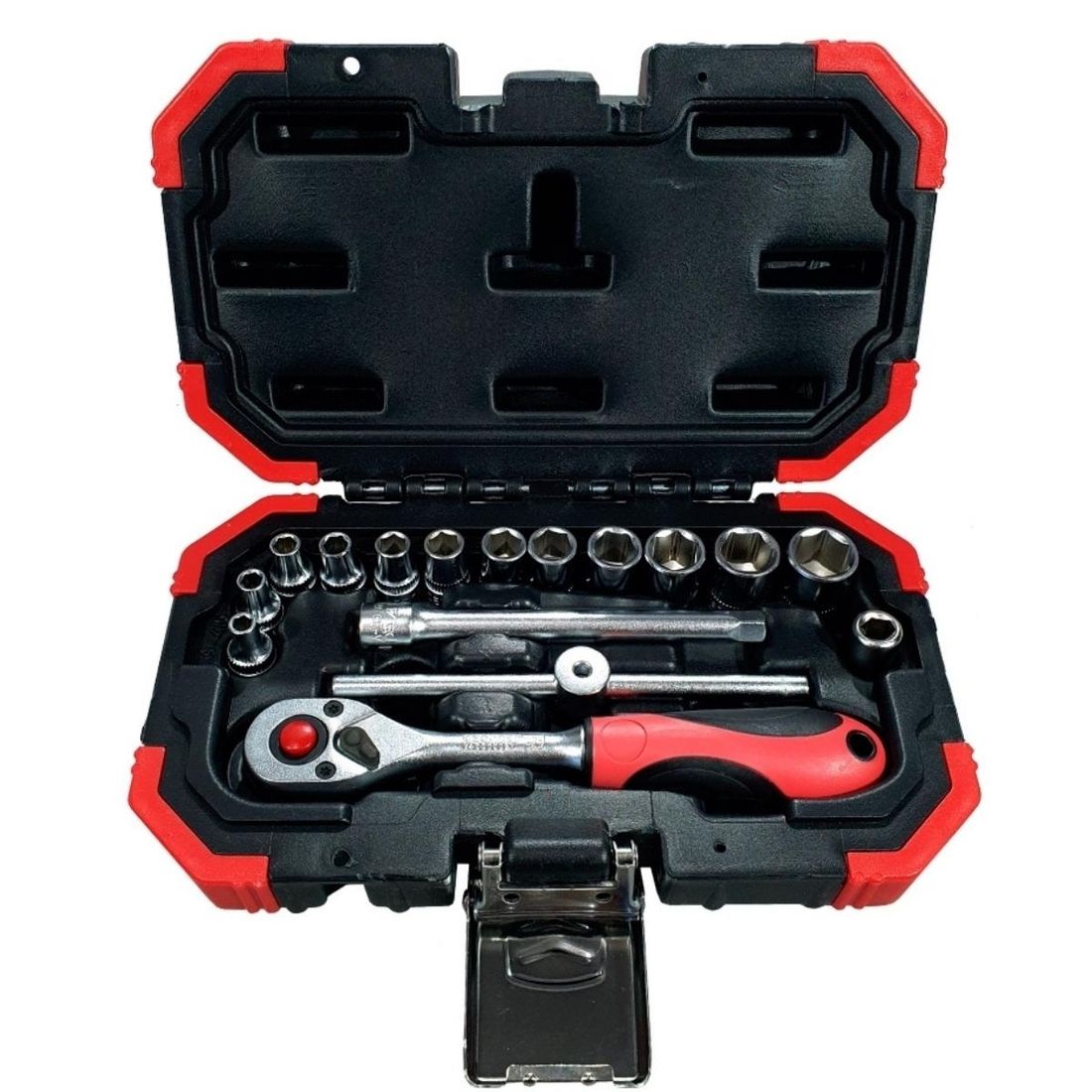Jogo de Soquetes Sextavados Gedore RED 4 a 13mm Encaixe 1/4" 16 peças
