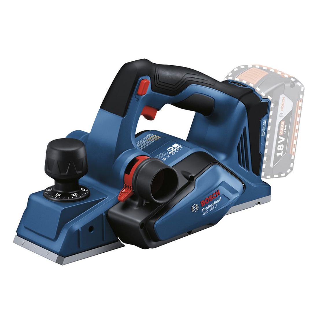 Combo Plaina + Martelete SDS Bosch Com 2 Baterias 18v 4ah e Carregador