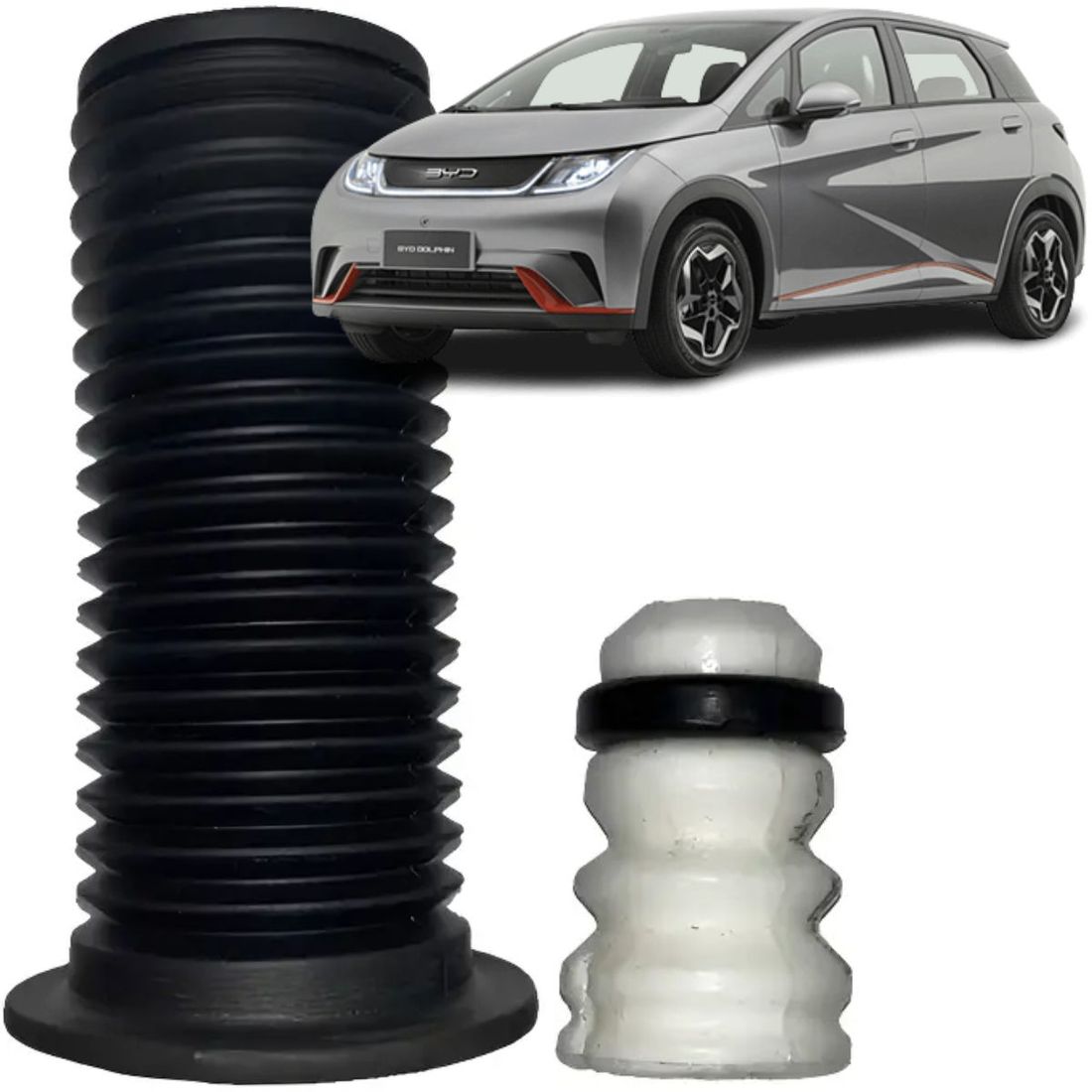 Kit Amortecedor Dianteiro Byd Dolphin Mini E Plus Após 2023 Kit Amortecedor Dianteiro Byd Dolphin Mini E Plus Após 2023