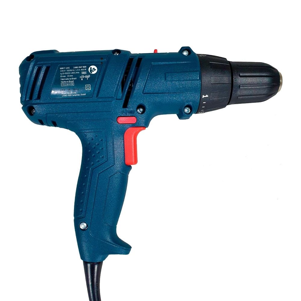 Parafusadeira e Furadeira Bosch GSR 7-14 E 400W 220V cabo 4m Parafusadeira e Furadeira Bosch GSR 7-14 E 400W 220V cabo 4m