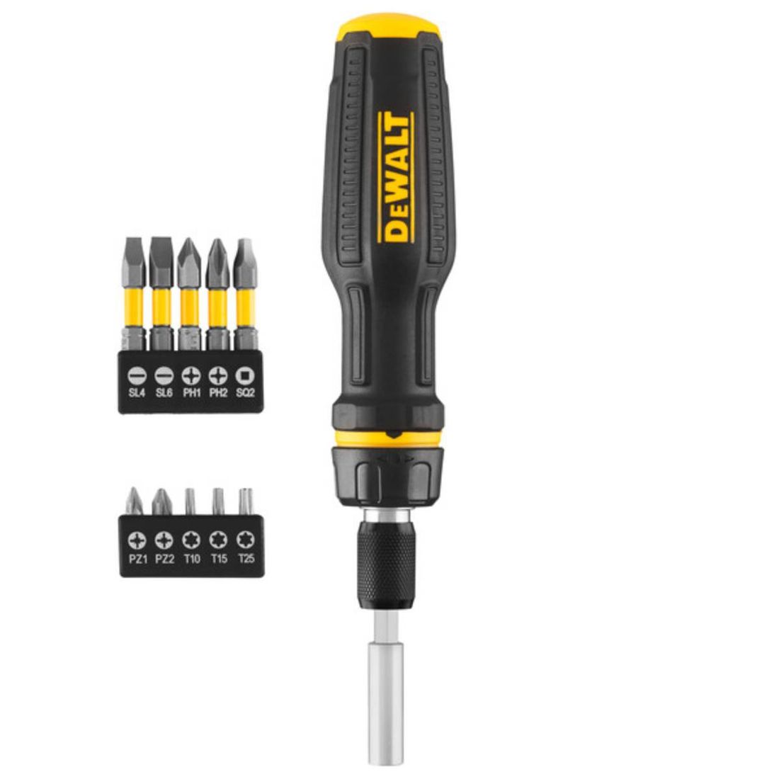 CHAVE CATRACA MULTI-BIT 10 PEÇAS DEWALT CHAVE CATRACA MULTI-BIT 10 PEÇAS DEWALT