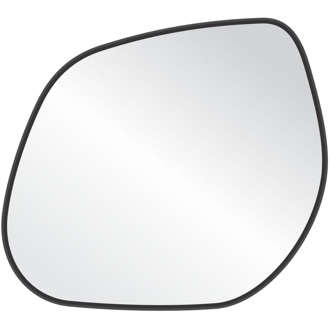 Lente Retrovisor Esquerdo Mitsubishi ASX 2010 Em Diante Sem Pisca/Térmico
