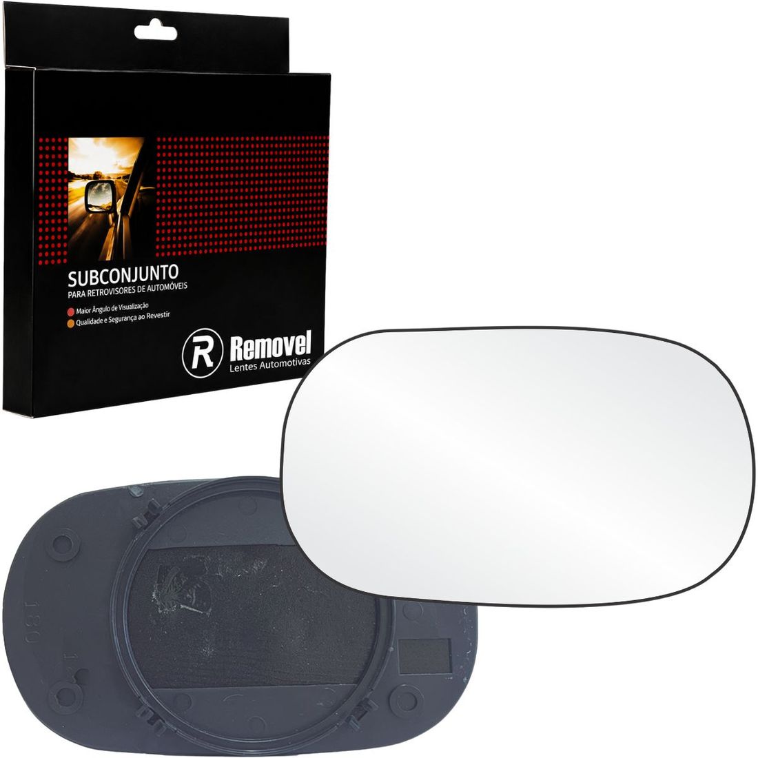 Lente Retrovisor Esquerdo Ford Ka 1996 A 2008 (Modelo Metagal)