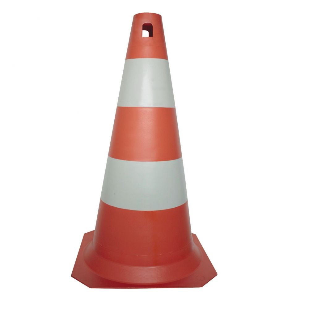 Cone de Sinalização Laranja e Branco 75cm Proteplus 282,0004