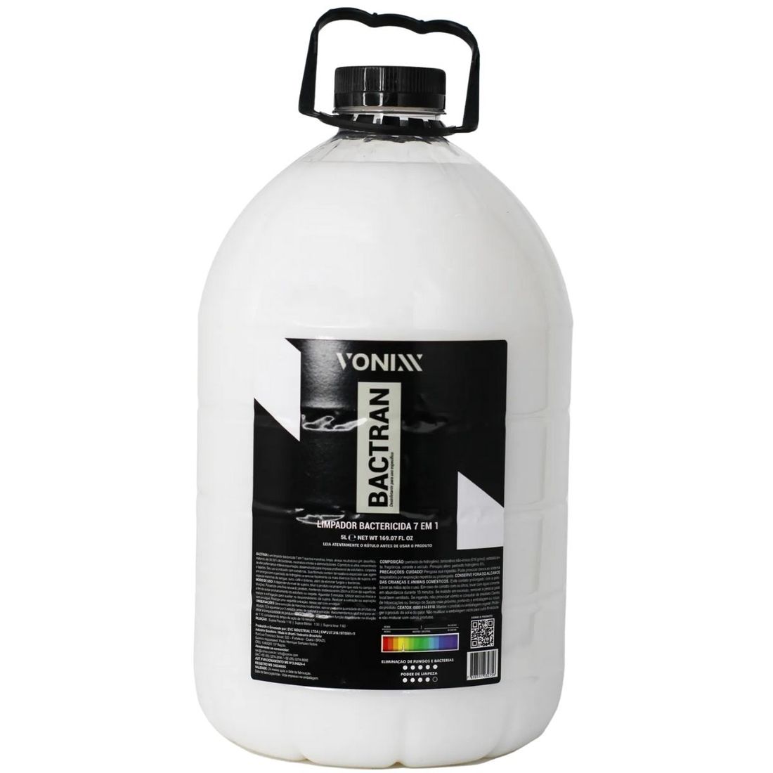 Limpador Ultra Concentrado Estofados Vonixx Bactran 5L