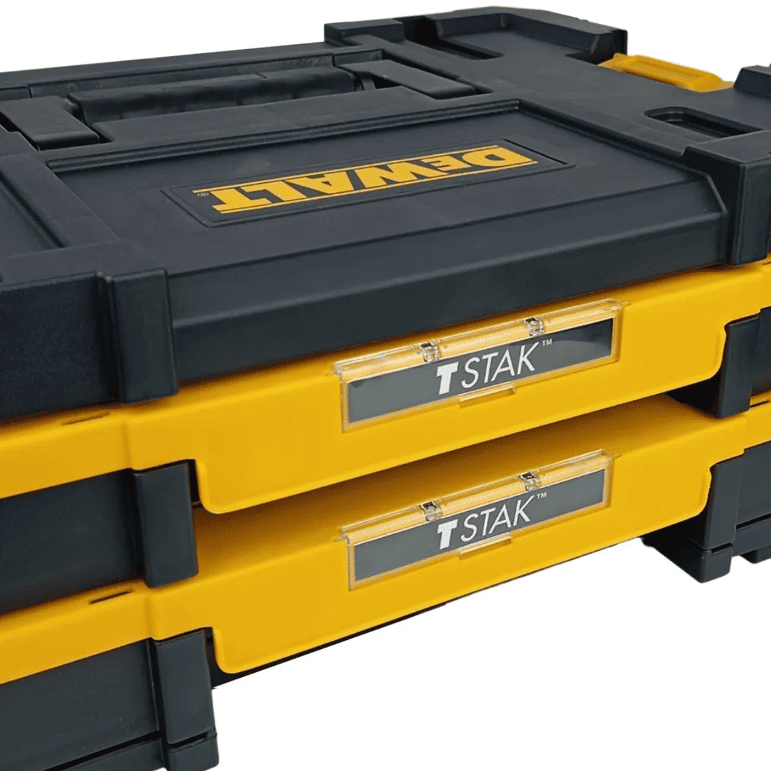 Organizador TSTAK N°4 DeWalt DWST17804 Duas Gavetas Rasas