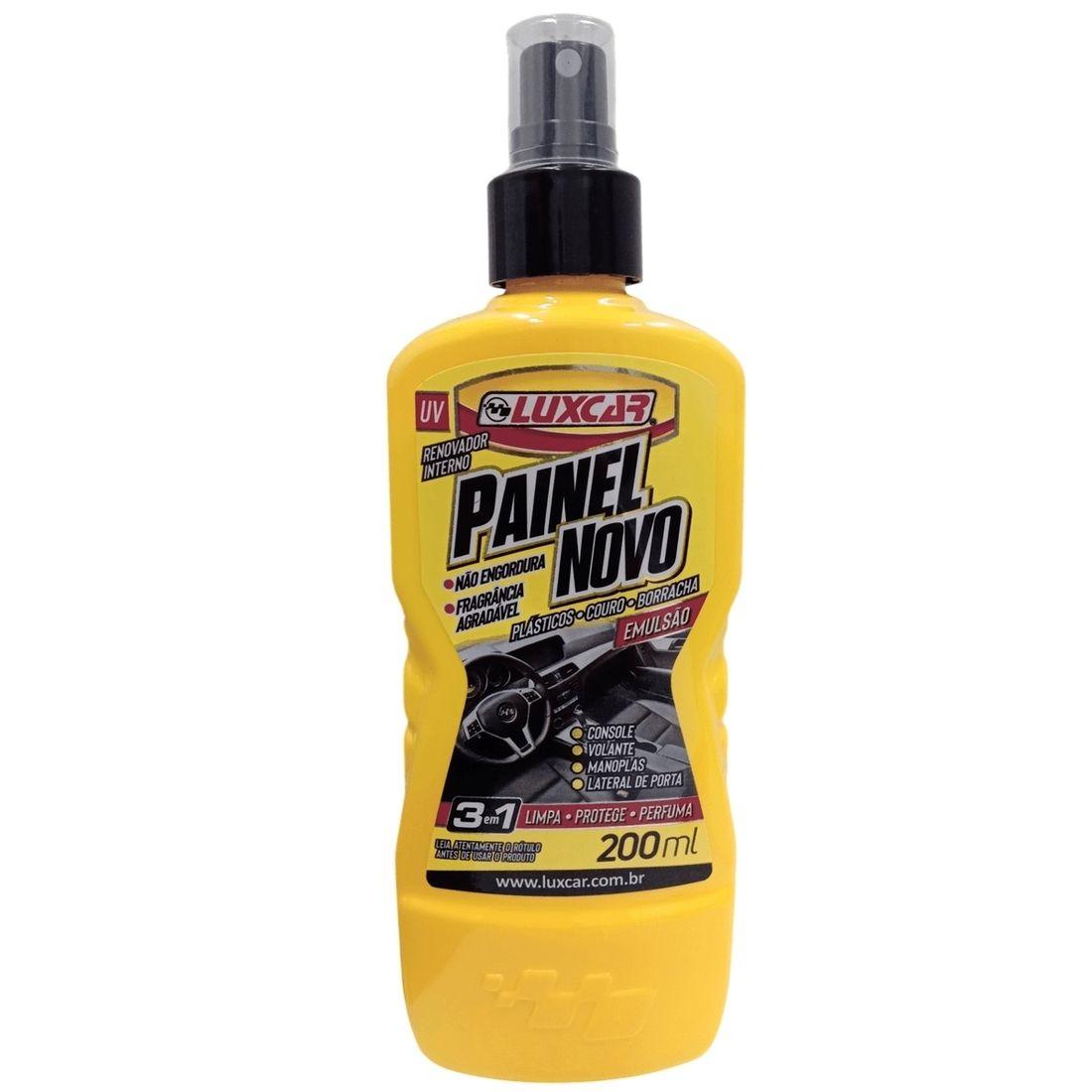 Renovador Painel Novo 3 em 1 Luxcar