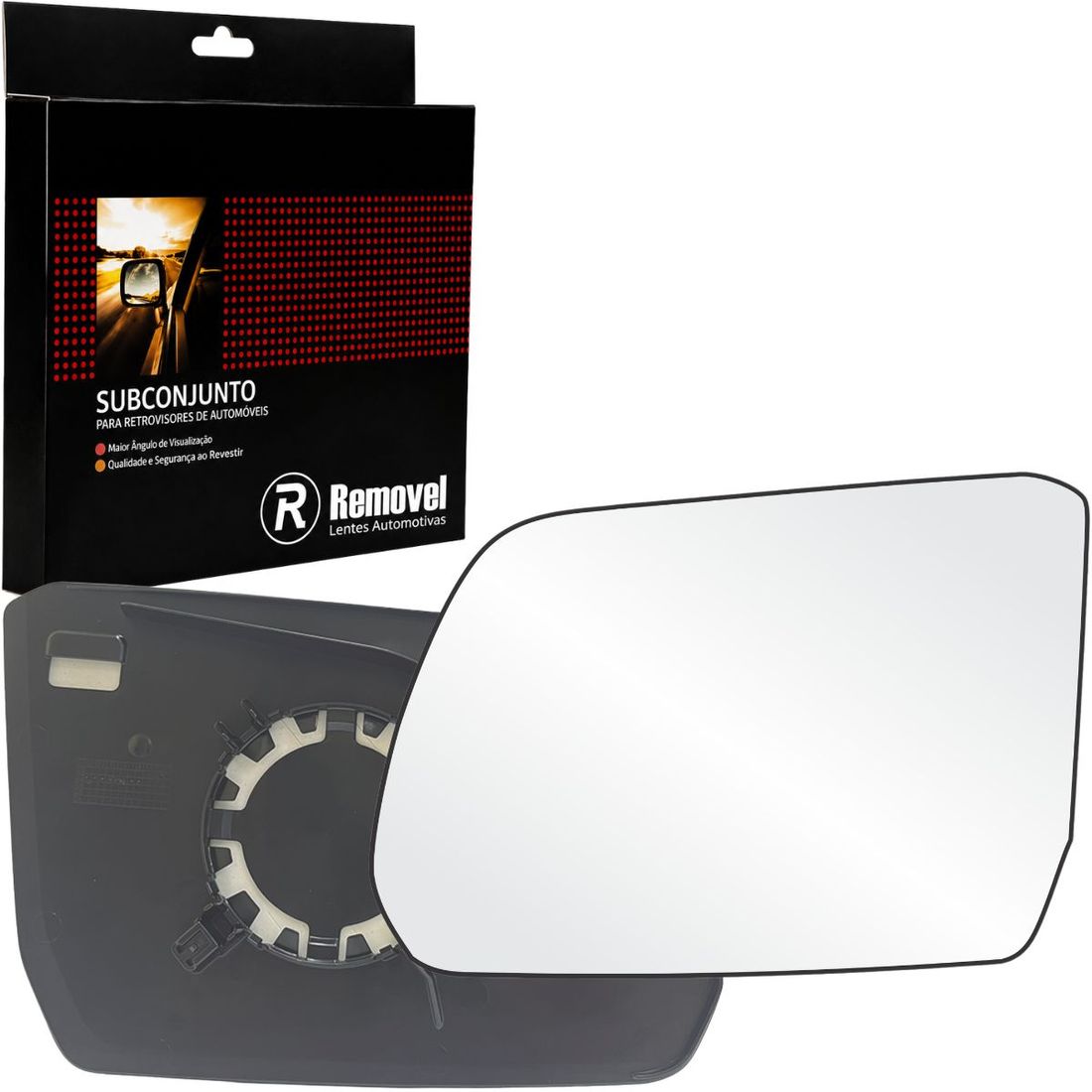 Lente Retrovisor Esquerdo Ford Ranger 2023 Em Diante