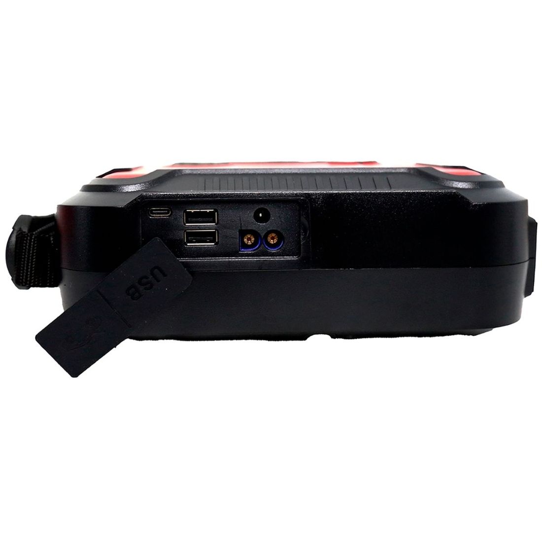 Auxiliar Partida Portátil Flach 1200A Com Compressor 4 em 1