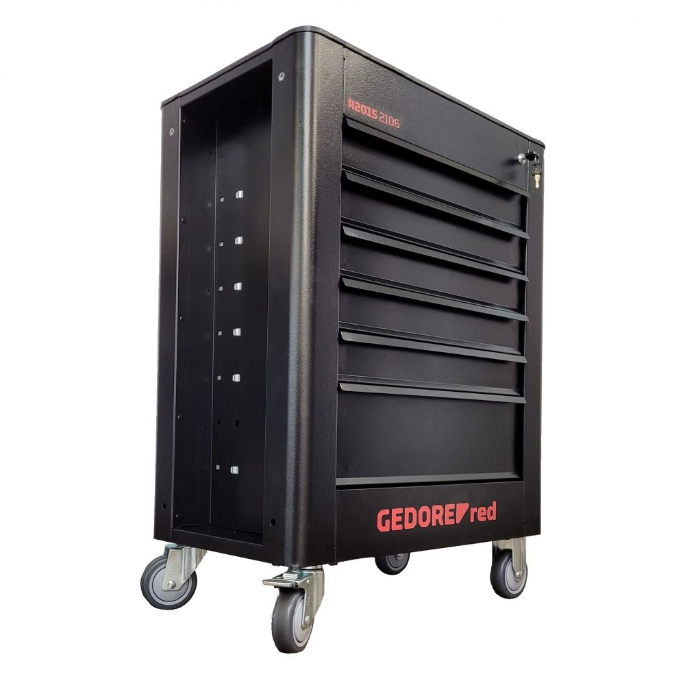 Carro Para Ferramentas Gedore RED Preto 6 Gavetas