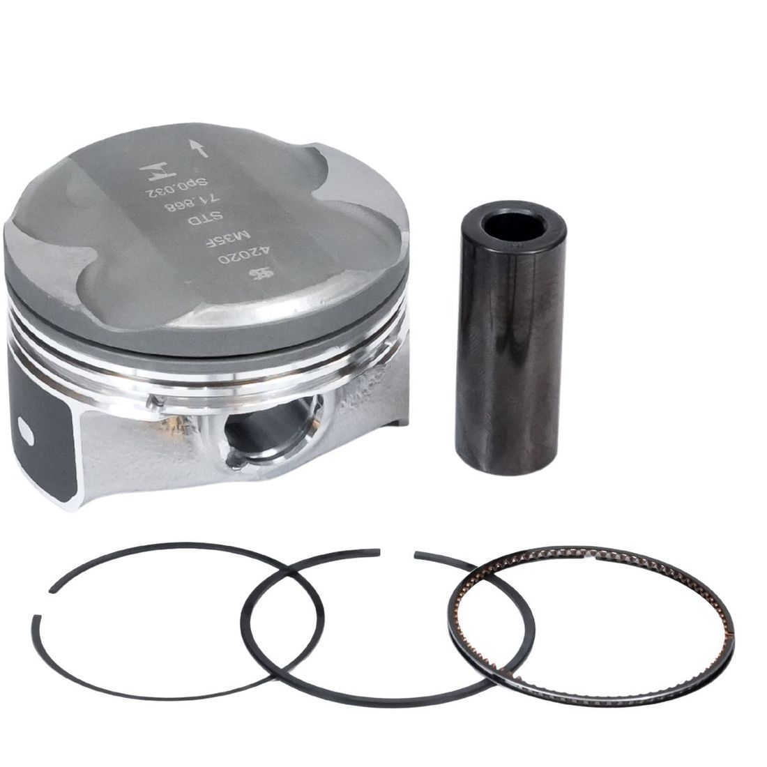 Kit Pistão e Anel 0,50 Ford Ka 1.0 12V 2014 a 2021