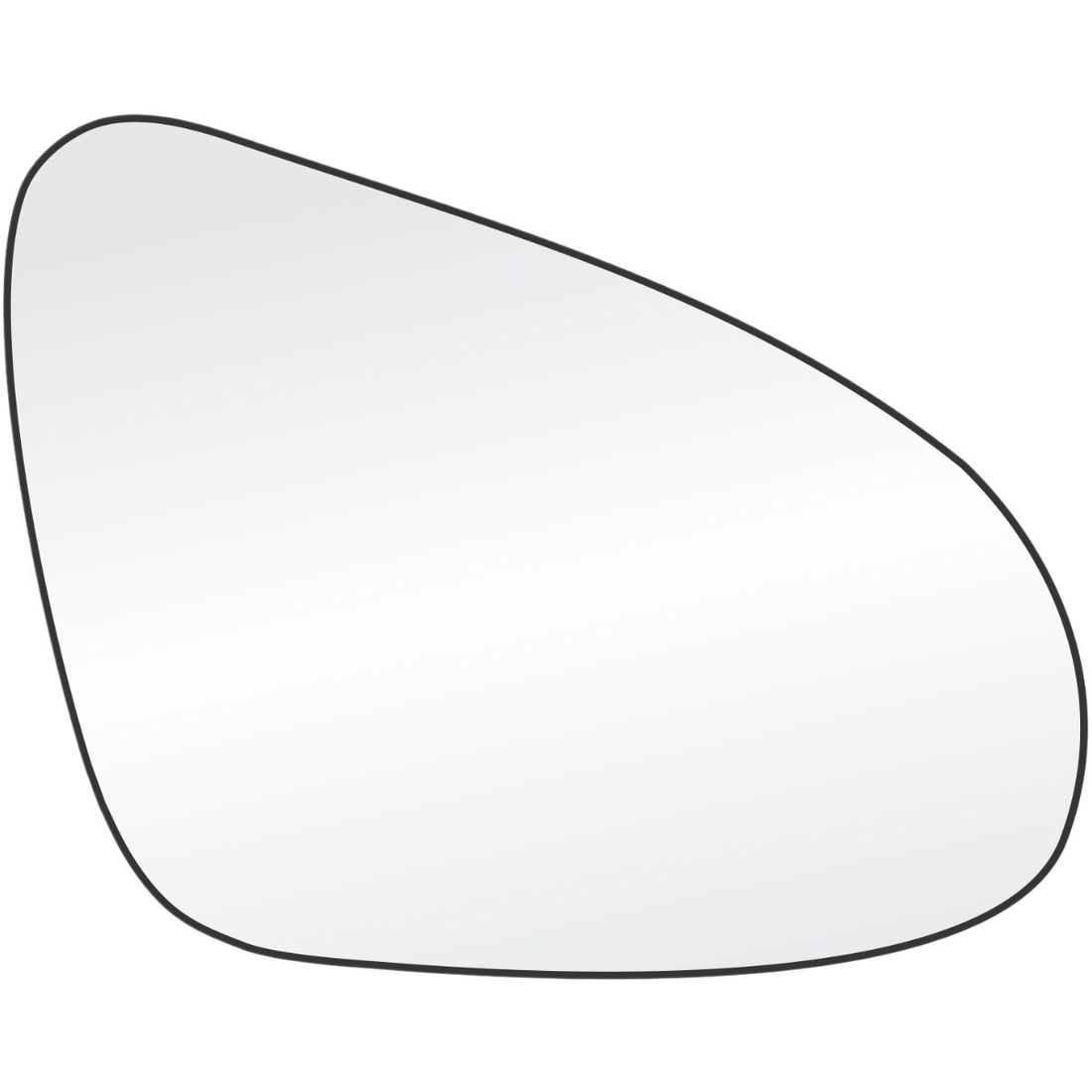 Lente Retrovisor Direito Toyota Etios 2015 A 2019 C/Motor Quadrado