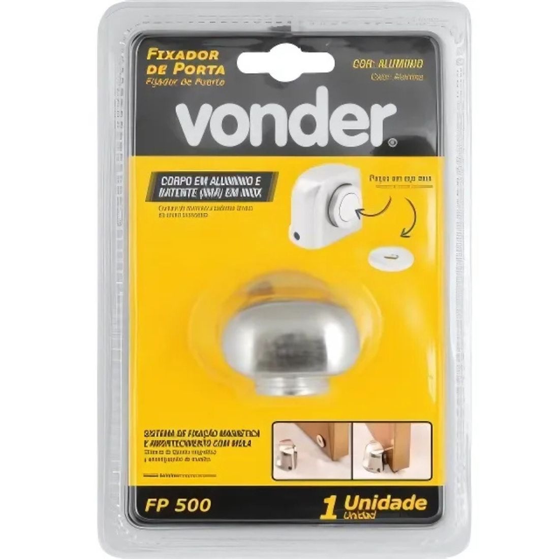 Fixador de porta magnético Vonder FP 500