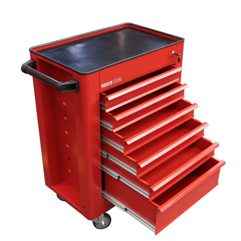 Carro Para Ferramentas Gedore RED Vermelho 6 Gavetas