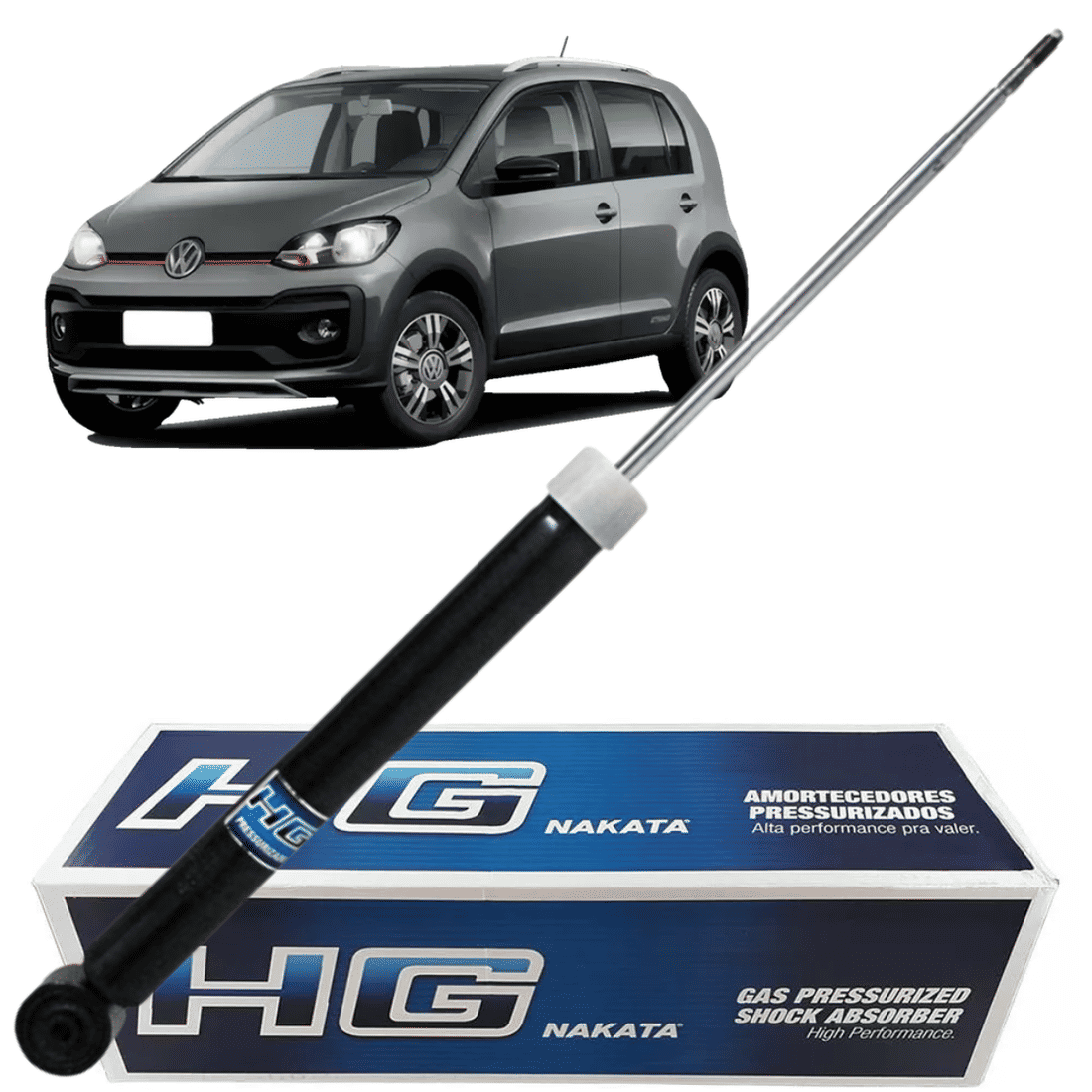Amortecedor Traseiro VW Up CrossUp 2014 Em Diante Nakata