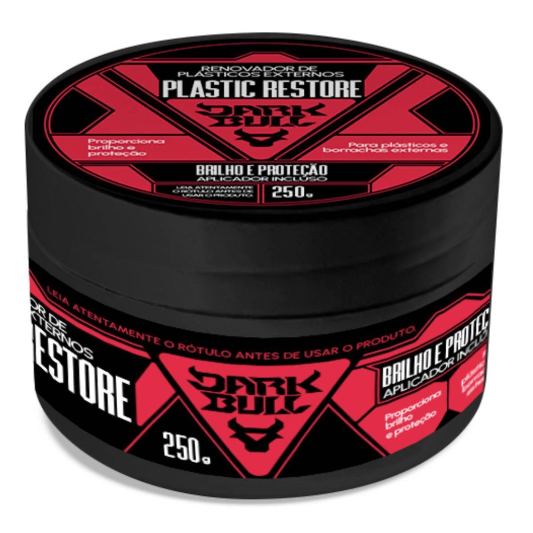 Renovador de Plásticos Externos Dark Bull 250ml Proteção UV