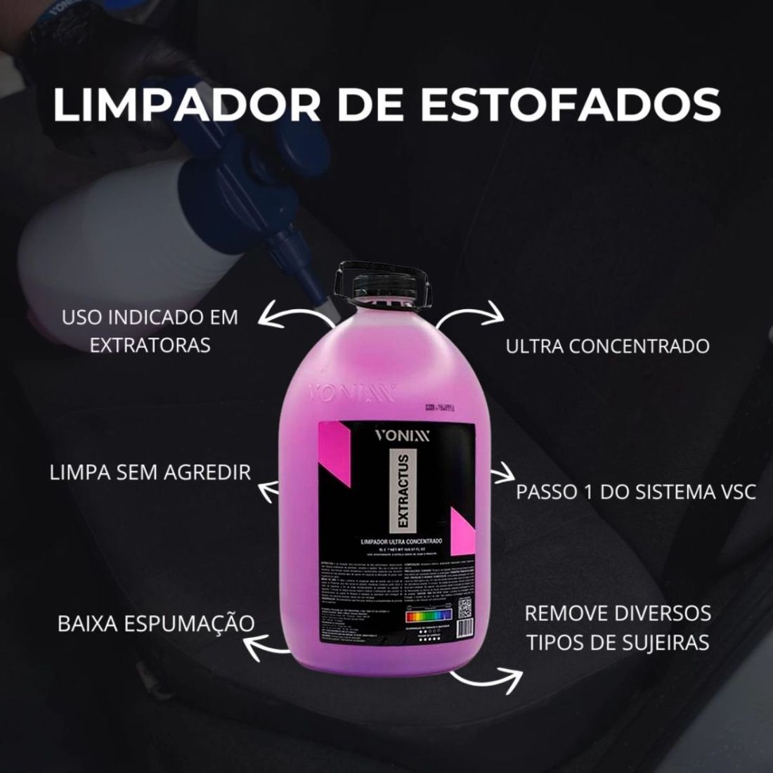 Limpador Ultra Concentrado Vonixx Extractus 5L