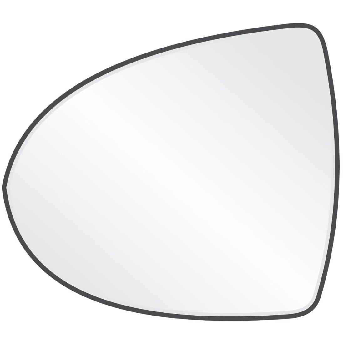 Lente Retrovisor Esquerdo Sportage 2013 A 2019 (Térmico)